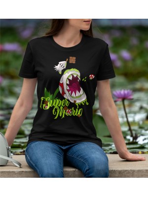 Дамска тениска Super Mario - Angry flower